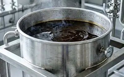 Cooling the coffee extract